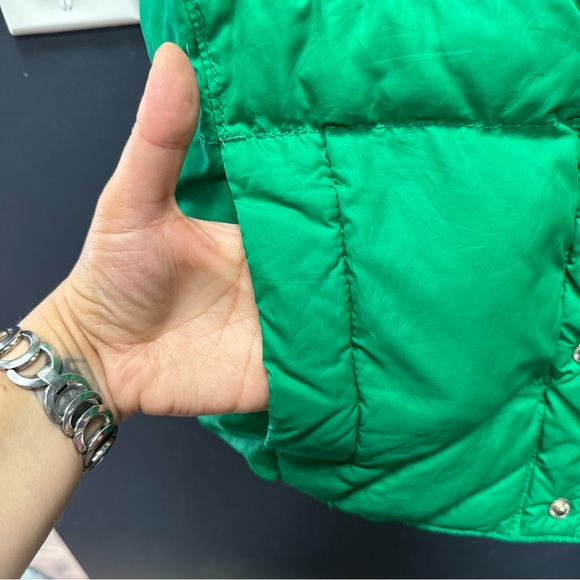 Vintage Tommy Hilfiger Jeans Women’s Insulated Puffer Vest Green - Picture 3 of 6